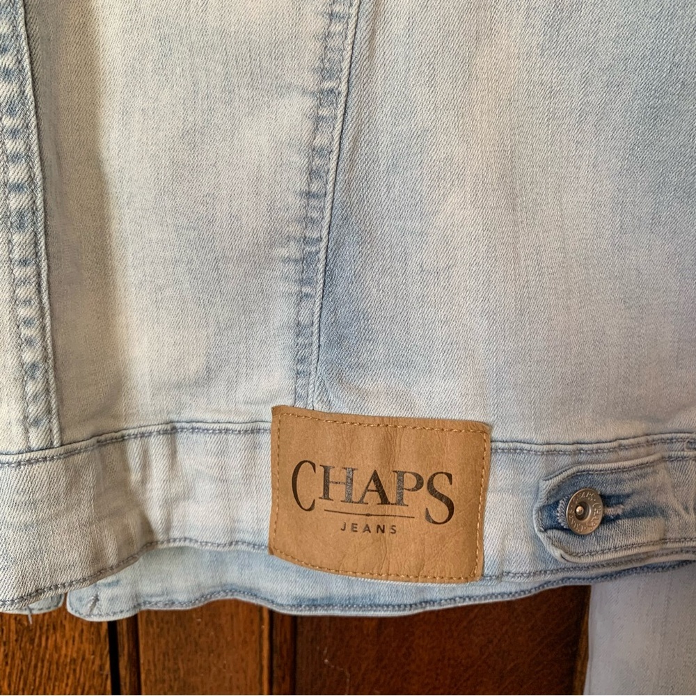 Chaps Classic Jean Jacket - Picture 6 of 7